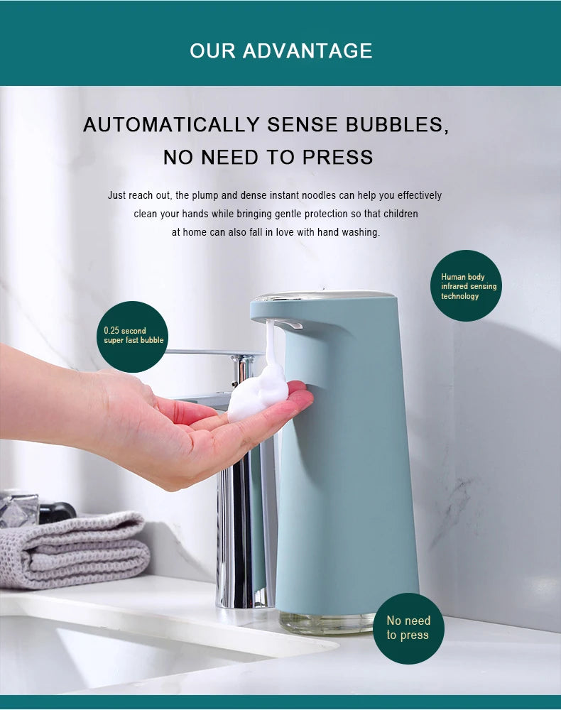 Auto foam soap dispenser