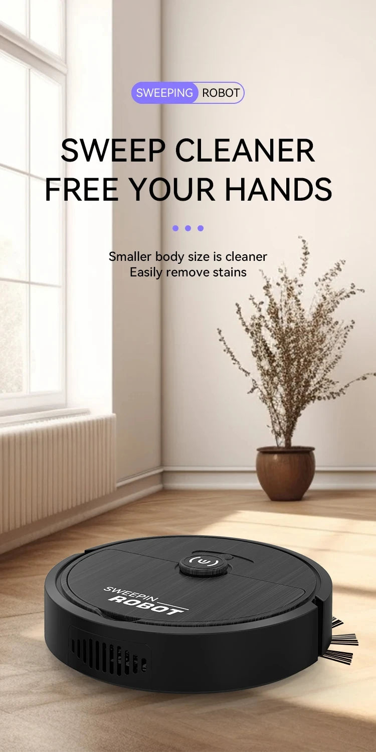 5-In-1 Portable Home Floor Robotic Vacuum Cleaner