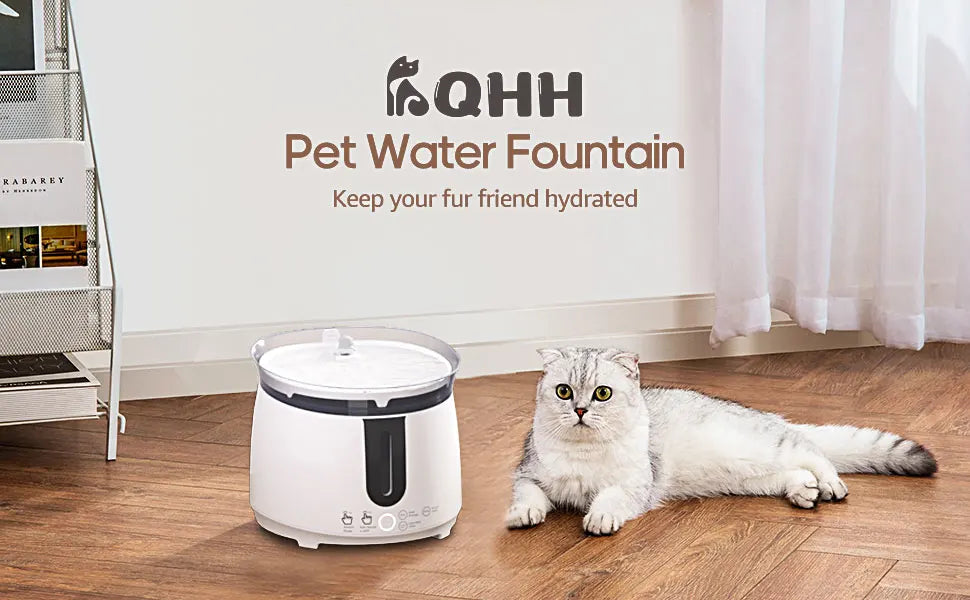 Smart Cat Water Fountain – Wireless Pump & App Control
