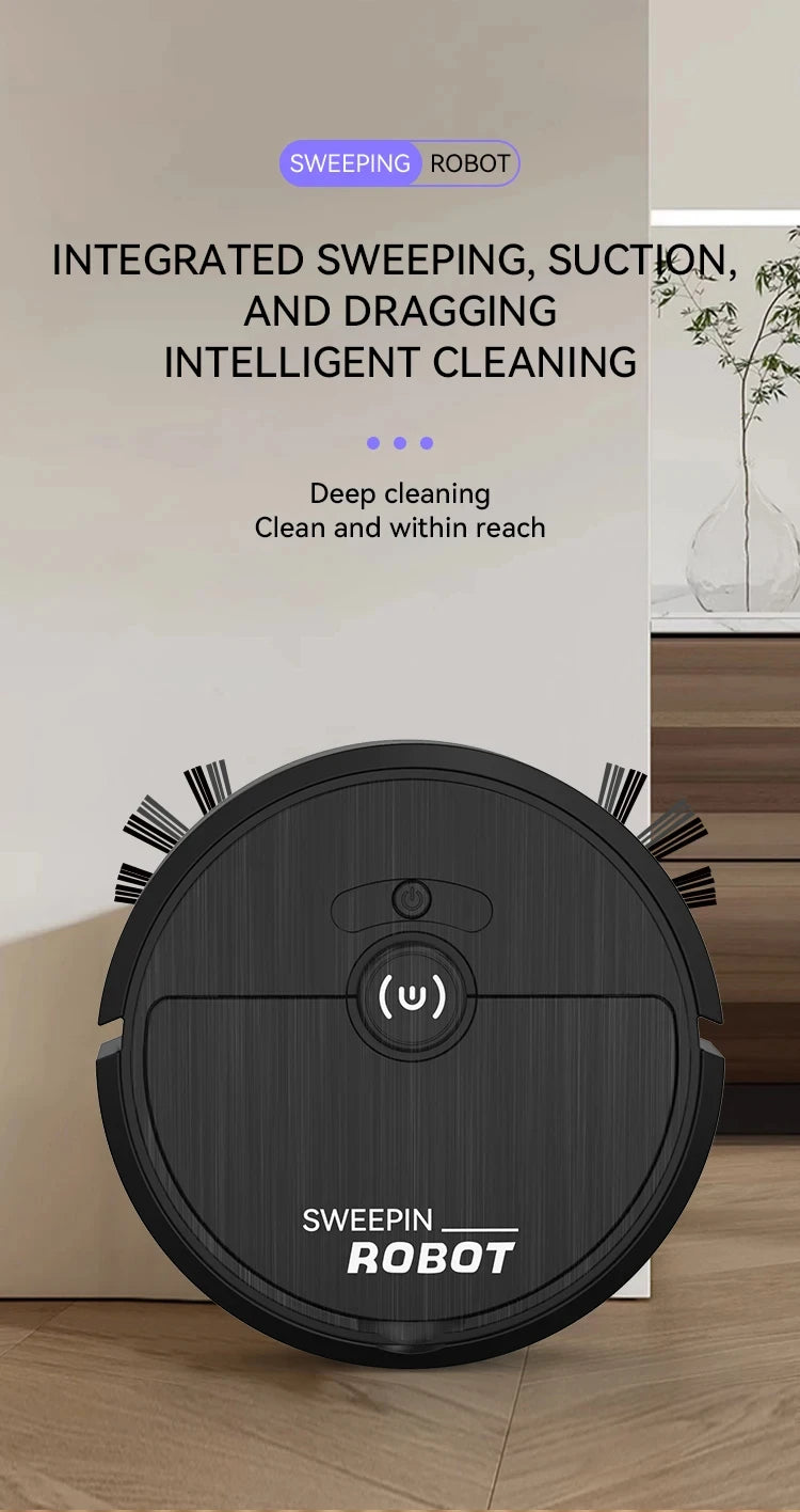 5-In-1 Portable Home Floor Robotic Vacuum Cleaner