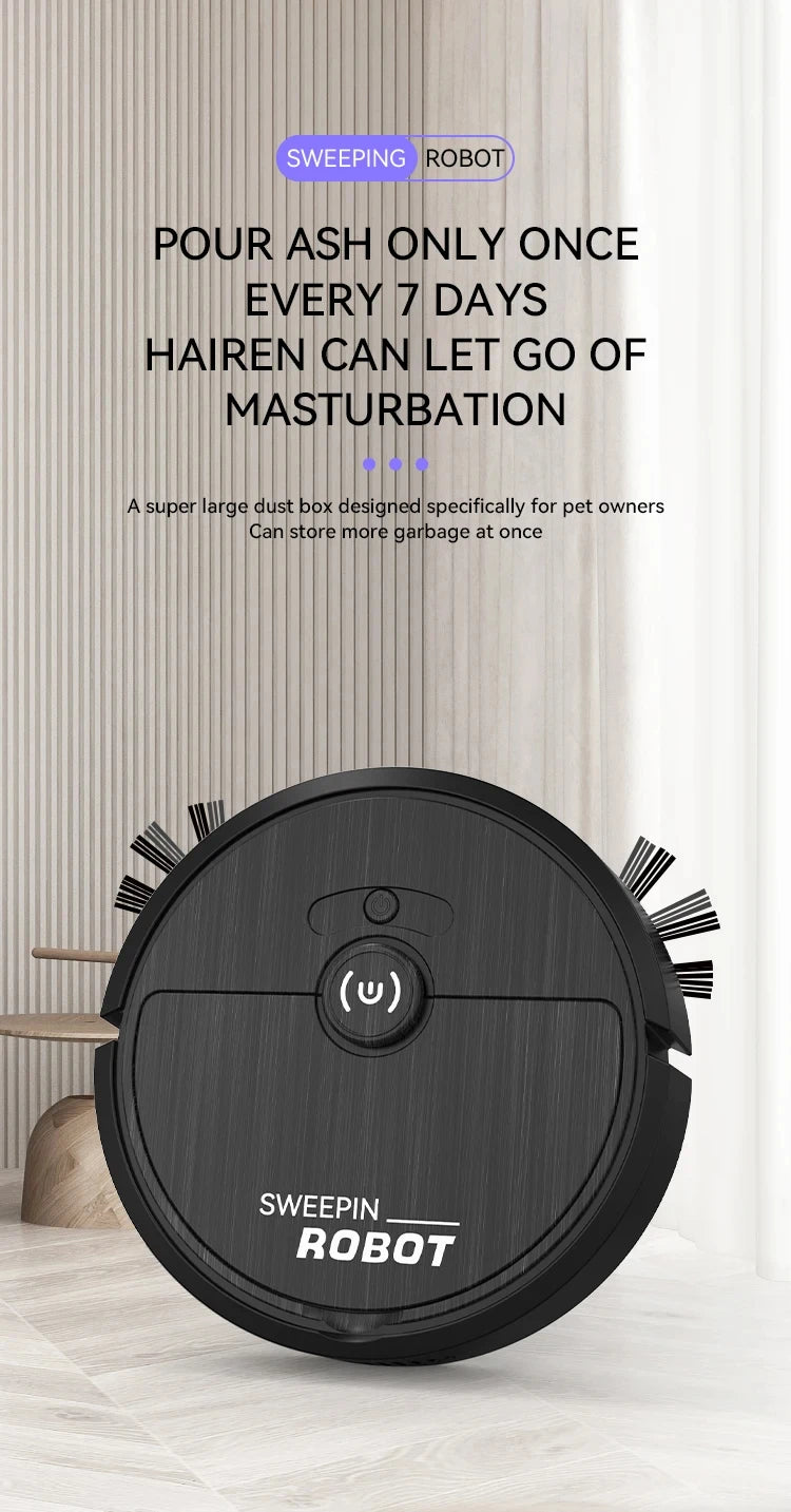 5-In-1 Portable Home Floor Robotic Vacuum Cleaner