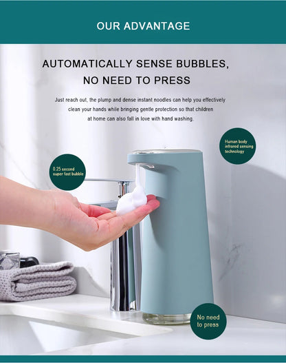 Auto foam soap dispenser