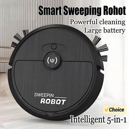 5-In-1 Portable Home Floor Robotic Vacuum Cleaner