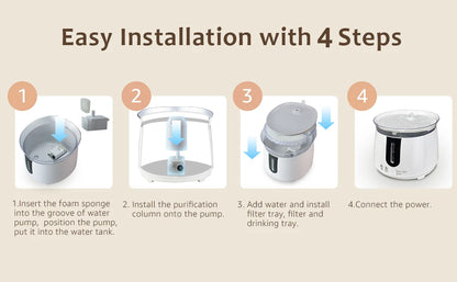 Smart Cat Water Fountain – Wireless Pump & App Control