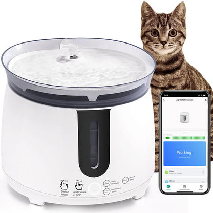 Smart Cat Water Fountain – Wireless Pump & App Control