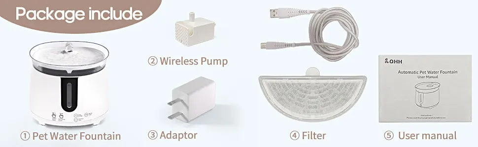 Smart Cat Water Fountain – Wireless Pump & App Control