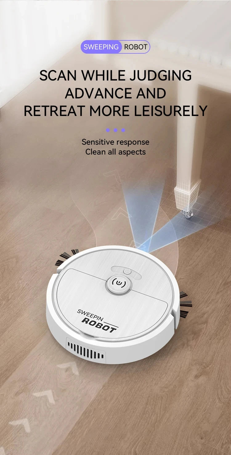 5-In-1 Portable Home Floor Robotic Vacuum Cleaner