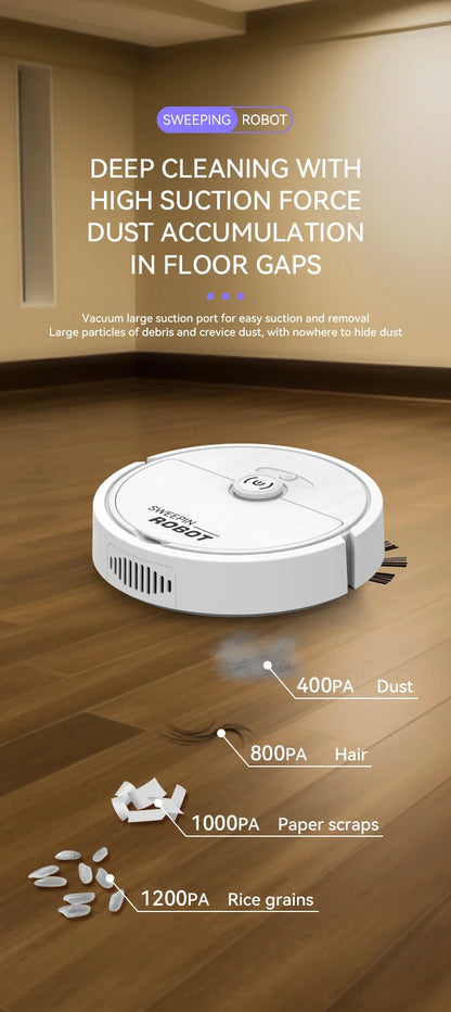 5-In-1 Portable Home Floor Robotic Vacuum Cleaner