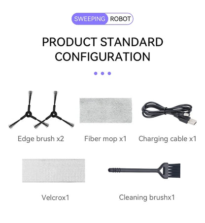 5-In-1 Portable Home Floor Robotic Vacuum Cleaner