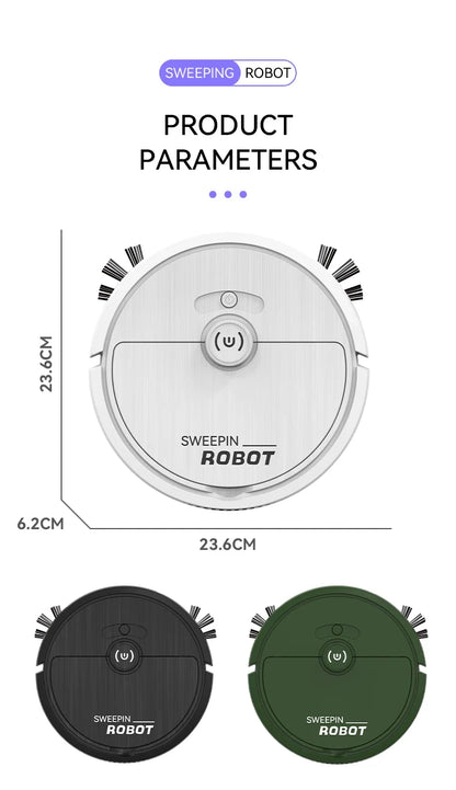 5-In-1 Portable Home Floor Robotic Vacuum Cleaner